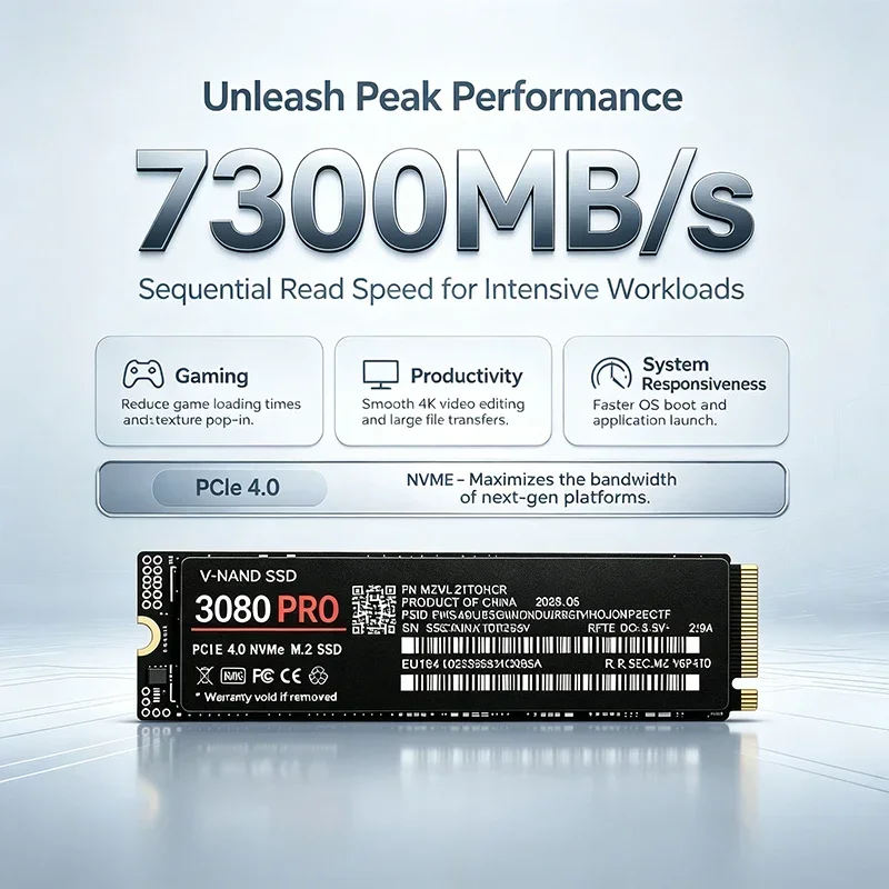 قرص تخزين داخلي 3080 PRO M.2 N - مراجعة M.2 Nvme 4Tb Pcie 4.0 Ssd وسعره