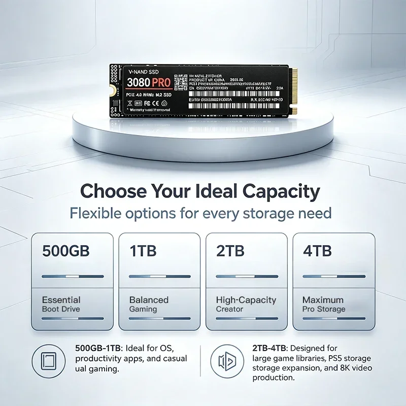 قرص تخزين داخلي M.2 NVMe SSD 3 - مراجعة M.2 Nvme 4Tb Pcie 4.0 Ssd وسعره