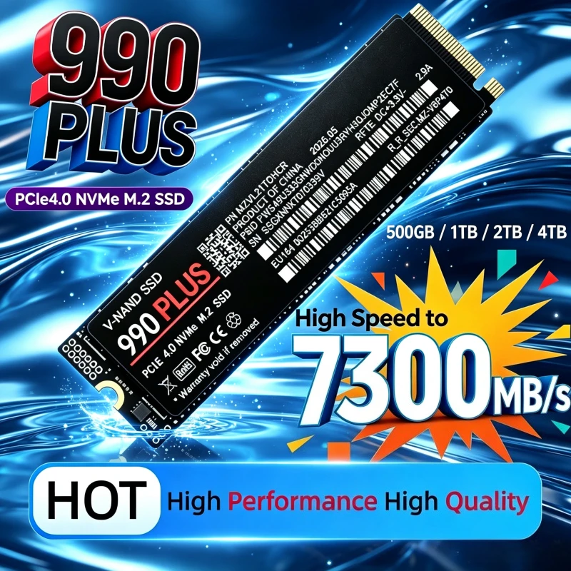 قرص تخزين SSD 990 Plus بسعة 50 - مراجعة M.2 Nvme 4Tb Pcie 4.0 Ssd وسعره
